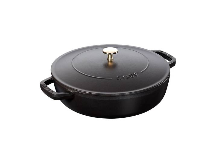 STAUB Poêle à frire en fonte Chistera Staub Ø24 cm Noir