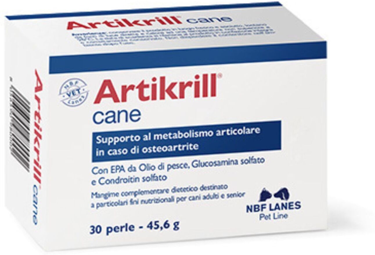 Nbf Lanes Artikrill Integratore per Cani 30 Perle