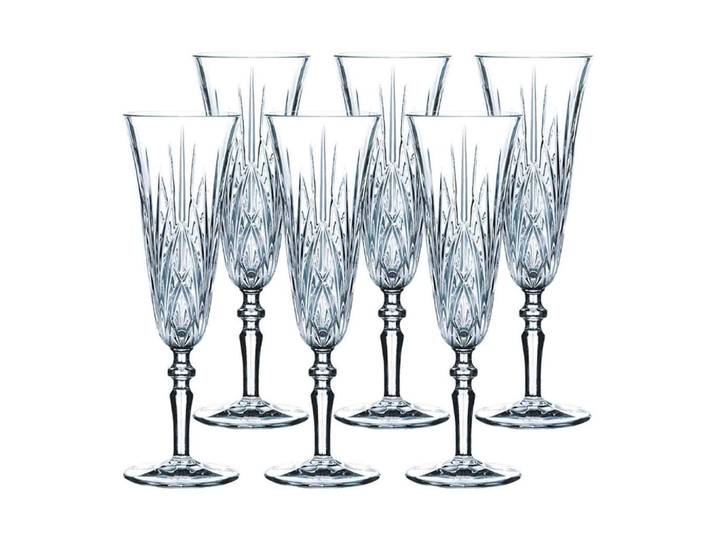 Nachtmann Sektgläser Palais transparent 140 ml 6er Set, Transparent, Glas, Gläser, Champagnergläser & Sektgläser