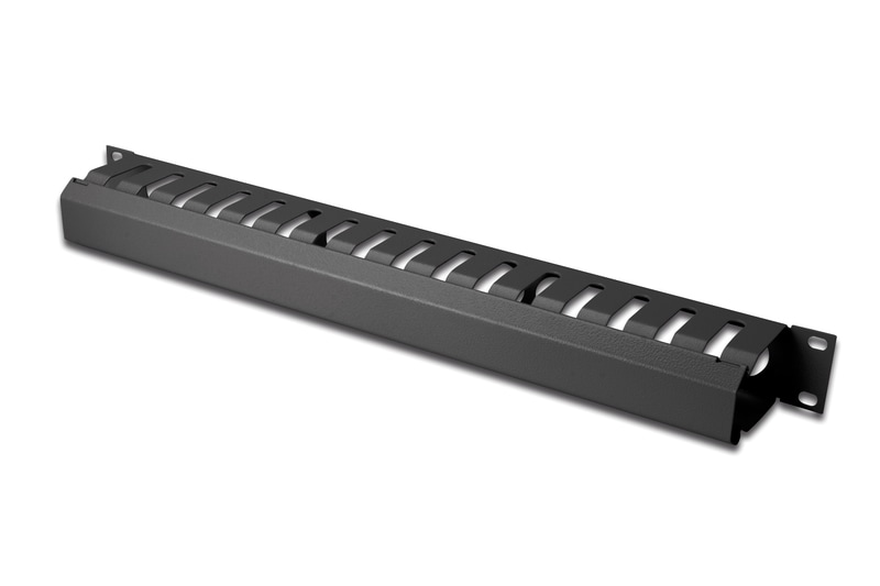 Digitus 1HE Kabelführungspanel für 483 mm (19")-Schränke schwarz