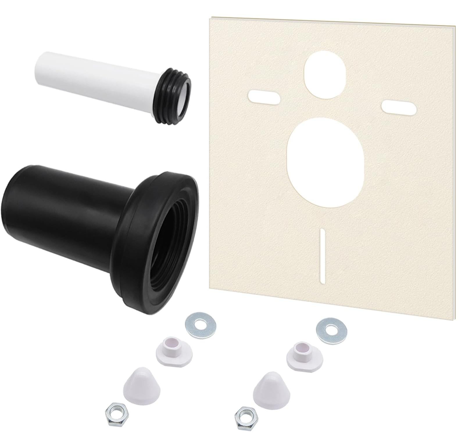 Solidchoice Wand WC Aansluitset voor Geberit 152.426.46.1, geschikt voor PE pijp d90/110, inclusief montageaccessoires
