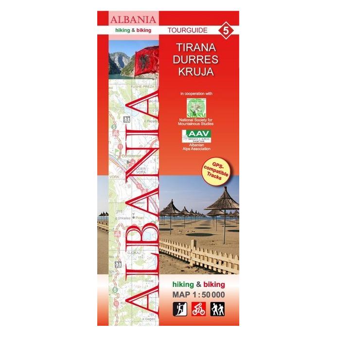Huber Kartographie GmbH:Albania hiking (41256570)