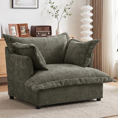 Uixe Double Layer Cushion Comfy Cloud Modular Sectional Sofa Couch Mix & Match