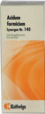 Kattwiga Arzneimittel GmbH SYNERGON KOMPLEX 140 Acidum formicicum Tropfen 50 ml 04452650