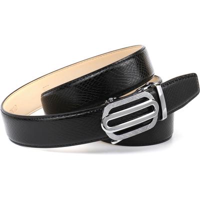 Ledergürtel ANTHONI CROWN, Damen, Gr. 95, schwarz, Rindsleder, Gürtel Ledergürtel