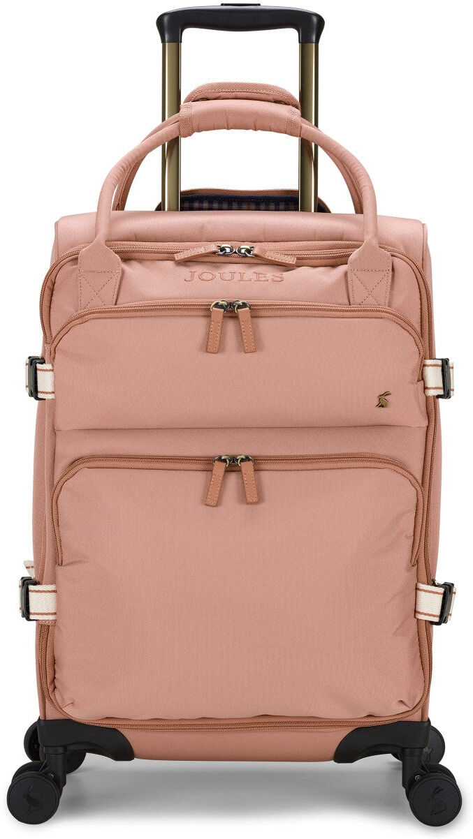 Joules Epwell 55cm 4-Wheel Cabin Case - Pink