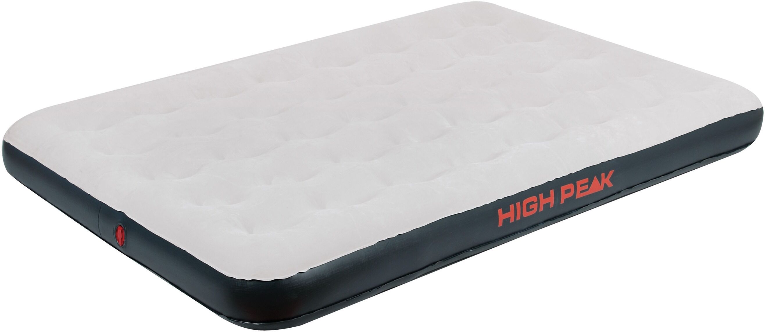 Luftbett HIGH PEAK "Double", grau, Luftbetten, B/H/L: 138cm x 20cm x 197cm, Materialmix, Luftbett, B:138cm H:20cm L:197cm