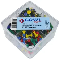 GOWI Office 416-tlg. Schreibtischzubehör-Set »JMIX-B4-S1« mit Klammern und Nadeln silber