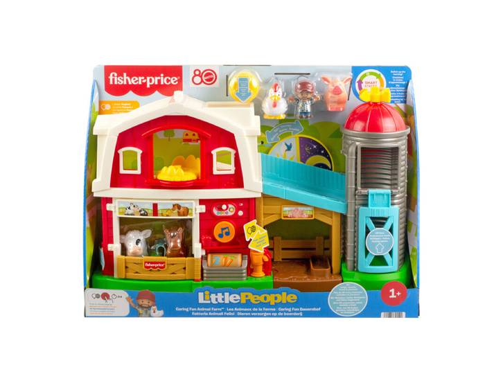 Fisher-Price Little People dierenverzorgingsboerderij speelset - 54 x 33 cm, meerkleurig