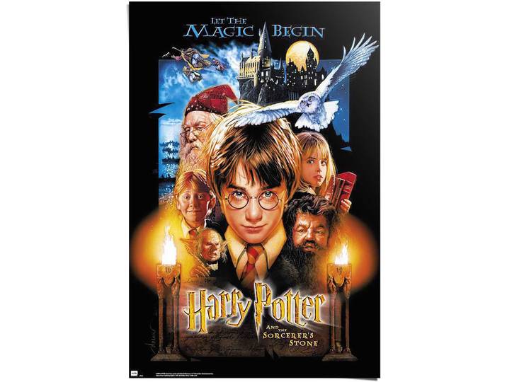 Poster REINDERS Harry Potter , bunt (farbe bild(er): bunt), B:61cm H:91,5cm T:0,1cm, Papier, Bilder, Poster