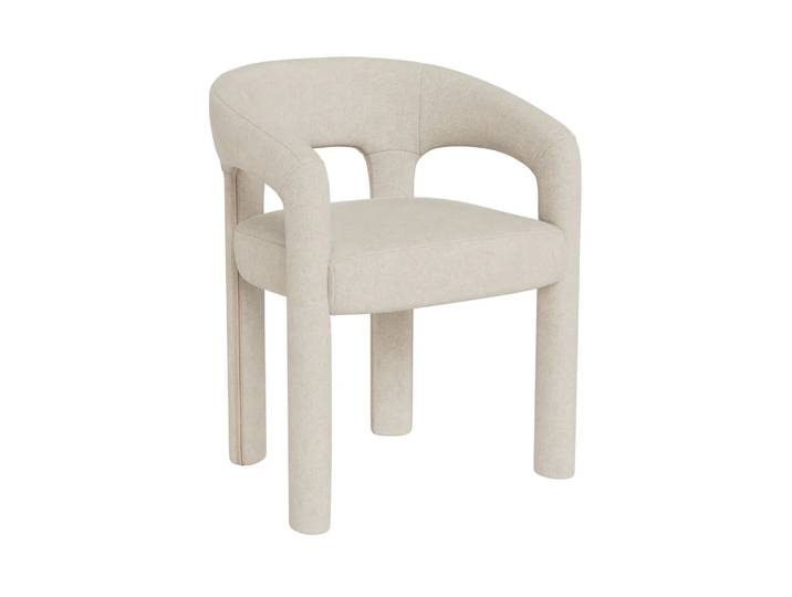 Fauteuil De Salle À Manger À Accoudoirs En Tissu - Artemis