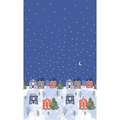 5x Duni Dunicel® Tischdecke 138 x 220 cm Winter Wonders