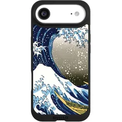 Nivocase Handyhülle für Apple iPhone Air Hülle NIVOpure Case Schwarz Katsushika Hokusai Kunst Die grosse (Apple iPhone Air), Smartphone Hülle, Schwarz