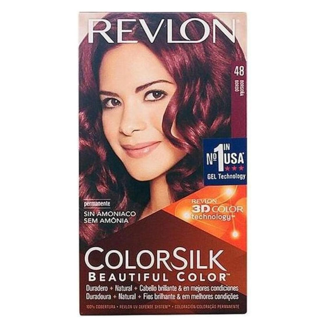 Revlon Professional COLORSILK tinte #48-borgoña (48 Burgundy, 48 Rot, 48-Borgona, 48-borgoña) (309976623481)
