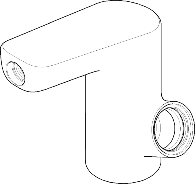 Dornbracht Körper Bidet-EHM 091990005-10 weiß matt