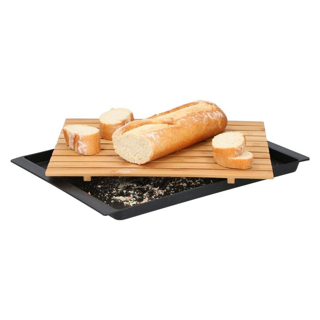 alpina Brotschneidebrett mit Krümelauffang 38x27x2cm (8711252162591)