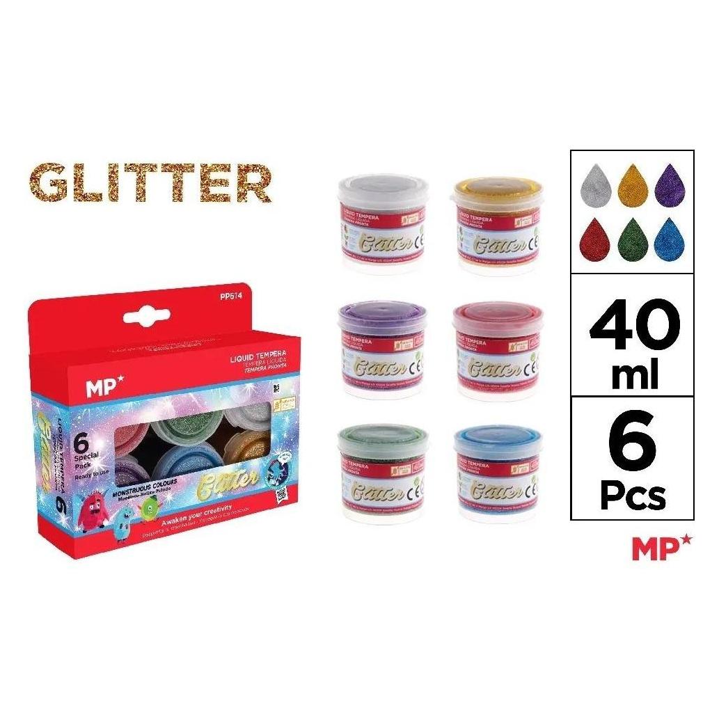 Main paper Tempera-Plakatfarbe, 40 ml, 6 Farben (40 ml) (58222739)