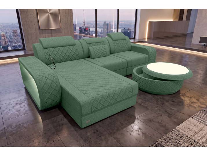 Ecksofa Berlin L Form Stoffsofa