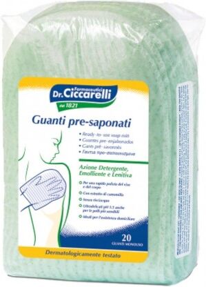 Ciccarelli Guanto Presaponato Senza Risciaquo 20pz
