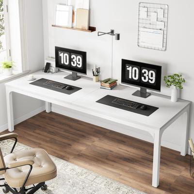 1Easylife 78.74 InchesTwo Person Computer Desk Double Workstation for Home Office (Only Table)
