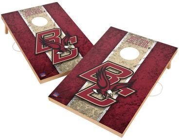Skip's Garage Vintage Boston College Eagles Regulation 2x4 Cornhole Set
