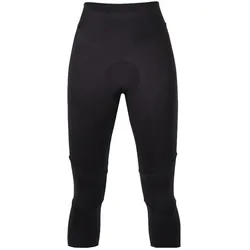 Santini, Damen, Velohosen, Women's Kickoff 3/4 Bib Shorts (M), Schwarz