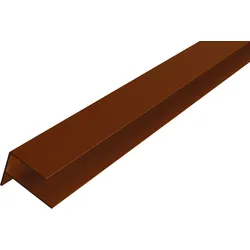 Fiberdeck WEO Alu Cladding F-Profil Ipé 65x80mm L-300 cm - RAL8028