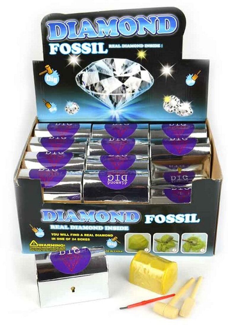 Dig It Out Diamond Fossil Timantinkaivuusetti 10 cm