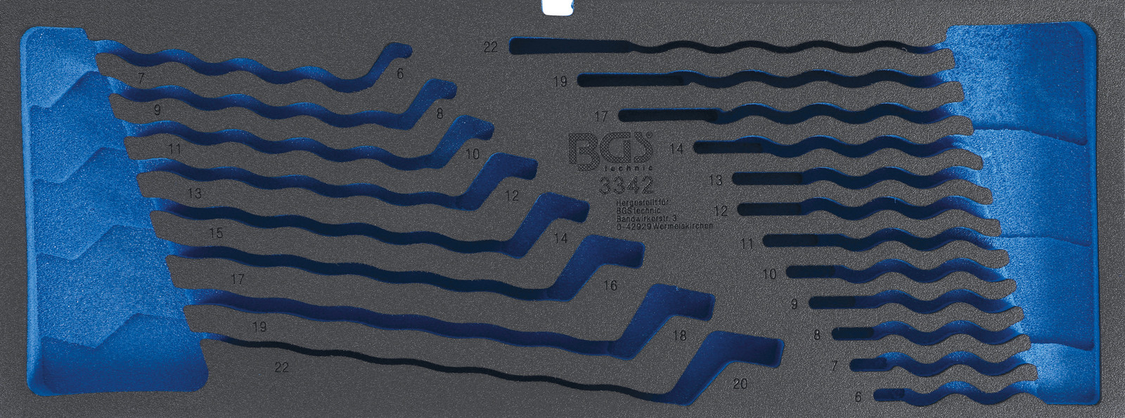 BGS technic schuimtray voor BGS 3312, 127 mm, 127 gram