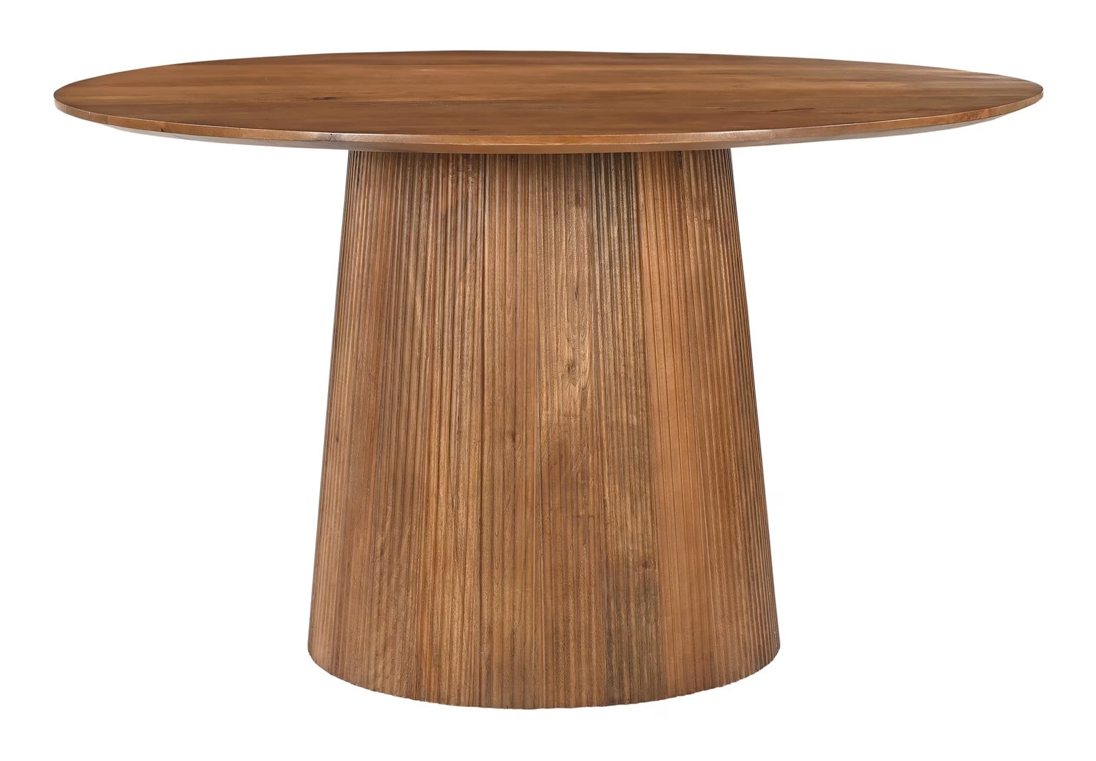 Artistiq Living Dyann Ronde Eettafel van Mangohout, Bruin, Diameter: 130 cm