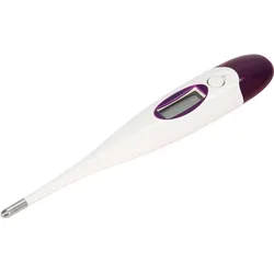 Kerbl Fieberthermometer, wasserfest, 10 Sekunden Messzeit lila - 2136 - lila