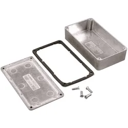 Hammond Gehäuse IP66 Serie 1550 (Gehäuse), Elektronikzubehör + Gehäuse, Silber