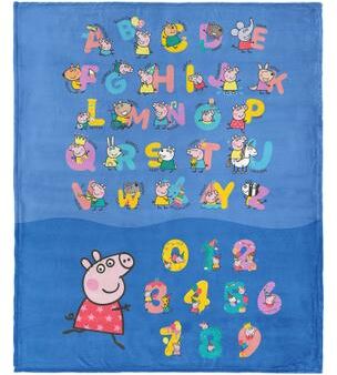 Hasbro Silk Touch Throw Blanket 50x60 inches by THE NORTHWEST GROUP in Peppa Pig (Size OS)