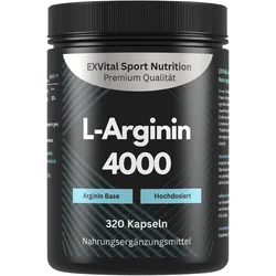 EXVital® L-Arginin Base 4000, hochdosiert, 320 Kapseln
