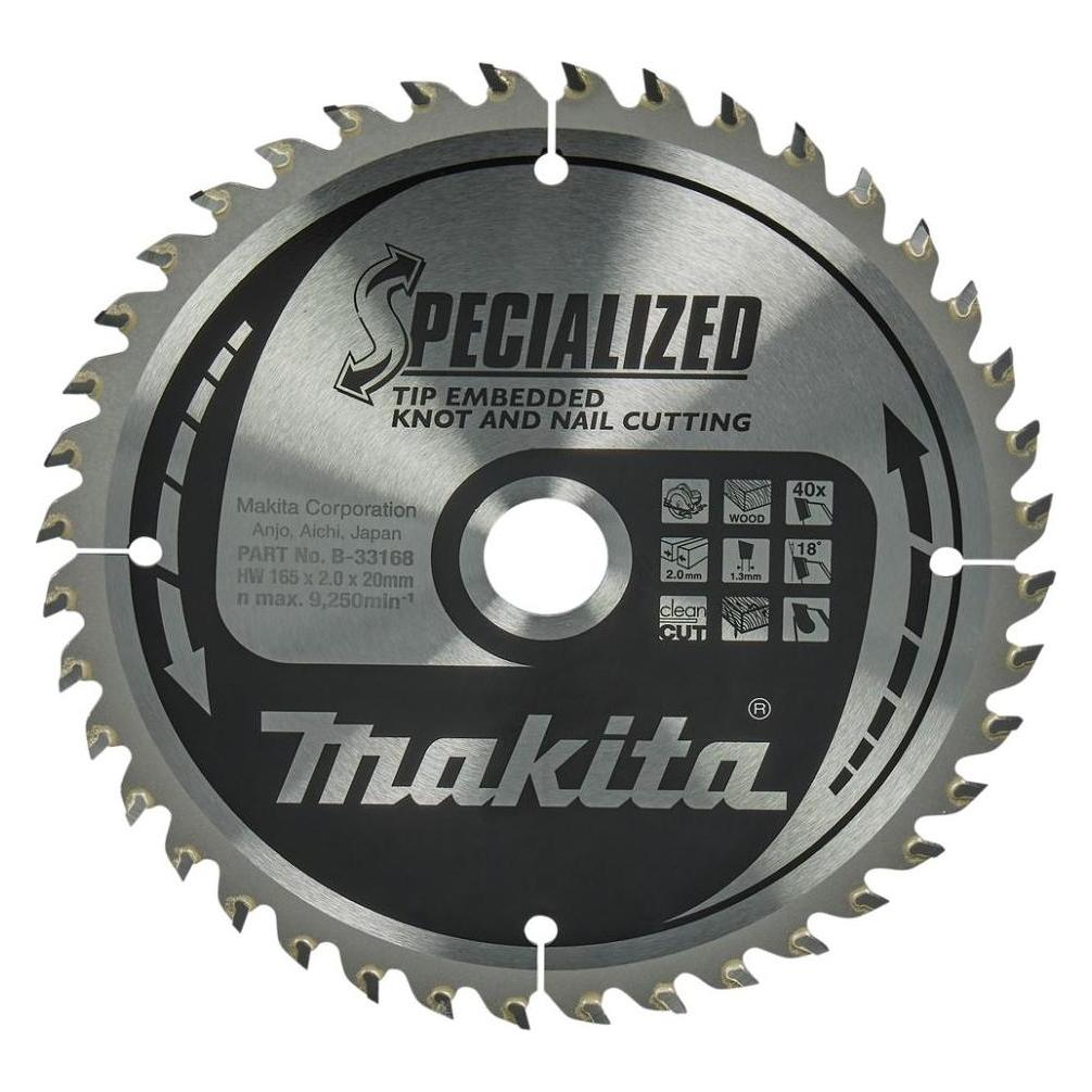 Makita SPECIALIZED Sägeb.165x20x40Z (B-33168)