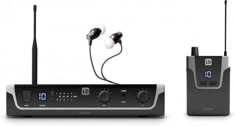 LD Systems U308 Iem Hp - In-Ear Monitoring-System Mit Ohrhörern