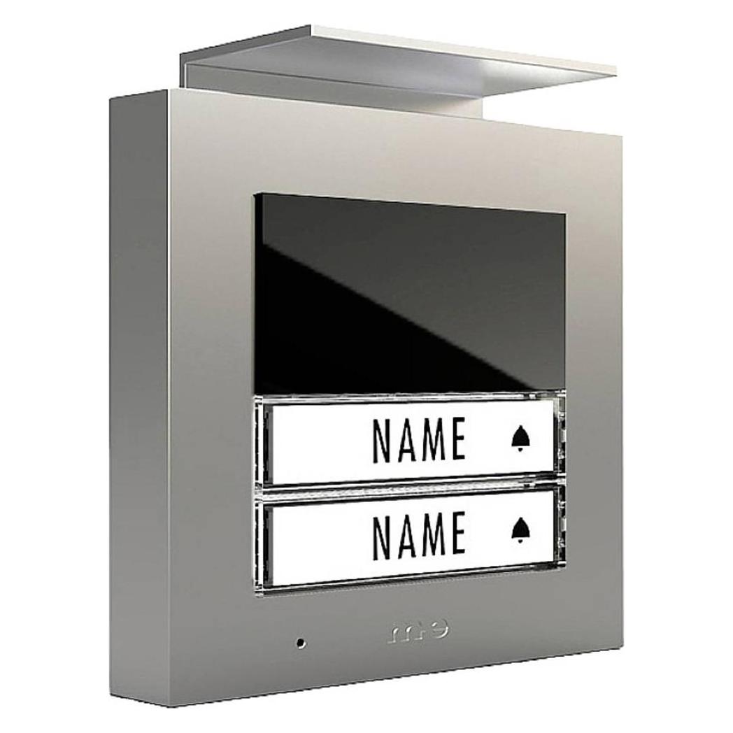 M-E ME ADV 1020 S - Audio Aussenstation 2 Familienhaus silber (Kabelgebunden) (41317)