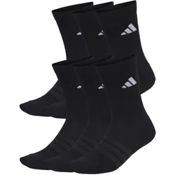 adidas Essentials Crew Socken 6er Pack - schwarz/weiß - 40-42