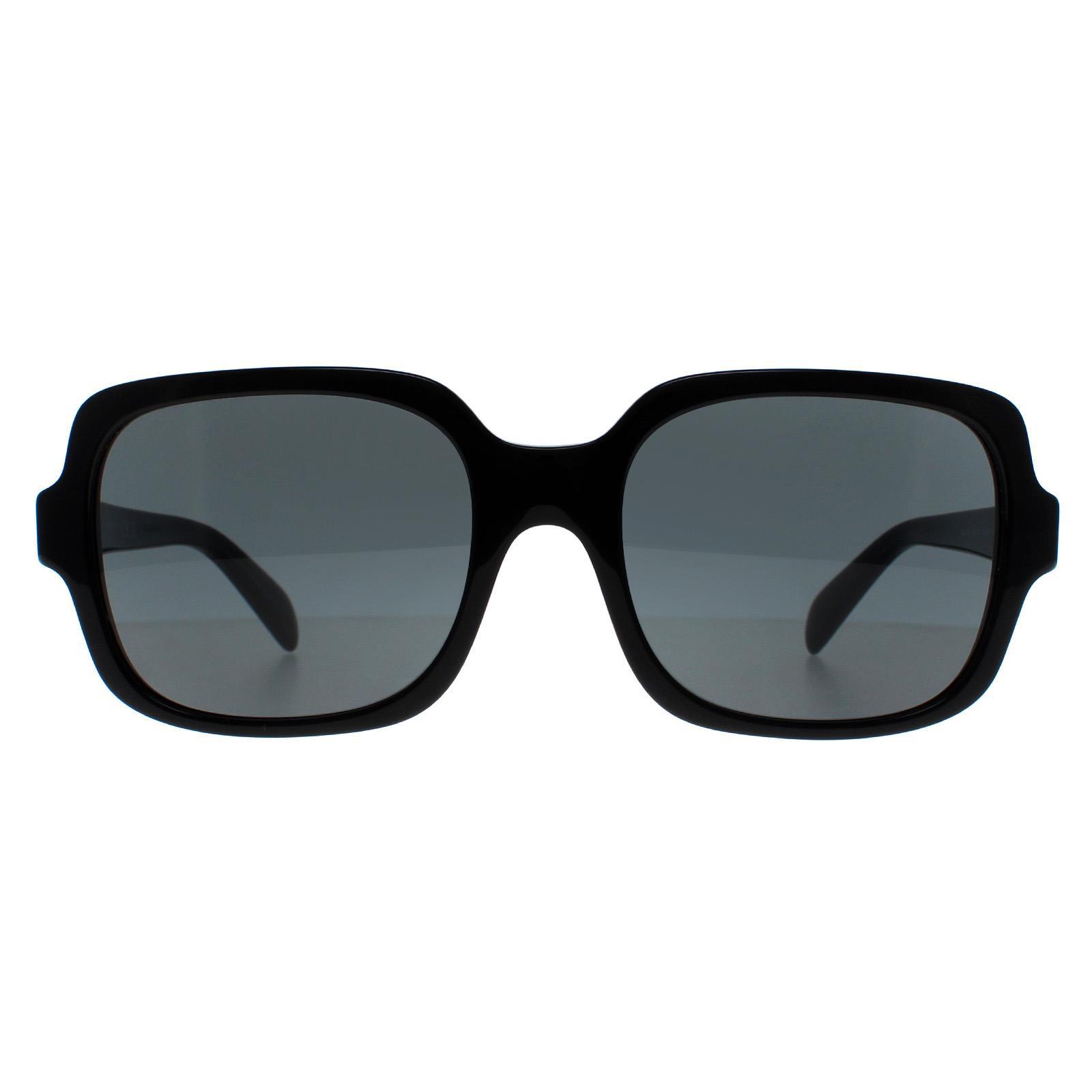 Emporio Armani Quadrat Damen Glänzend Schwarz Dunkelgrau EA4195