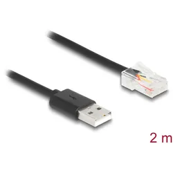Delock USV Kommunikationskabel USB 2.0 Typ-A zu USB RJ50 2 m