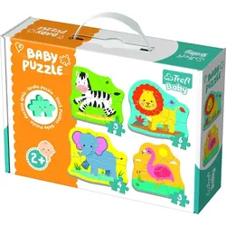 Trefl: Baby-Formpuzzle Safari-Tiere