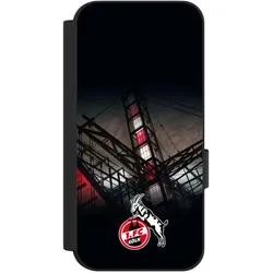 Nivocase Klapphülle für Google Pixel 9 Handyhülle aus Kunst Leder NIVOflip schwarz 1. FC Köln Offizielles (Google Pixel 9), Smartphone Hülle, Schwarz