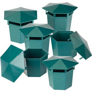 Böttcher-AG Schneckenfalle Premium, ohne Chemie, 13 x 11 cm, individuell befüllbar, 6 Stück