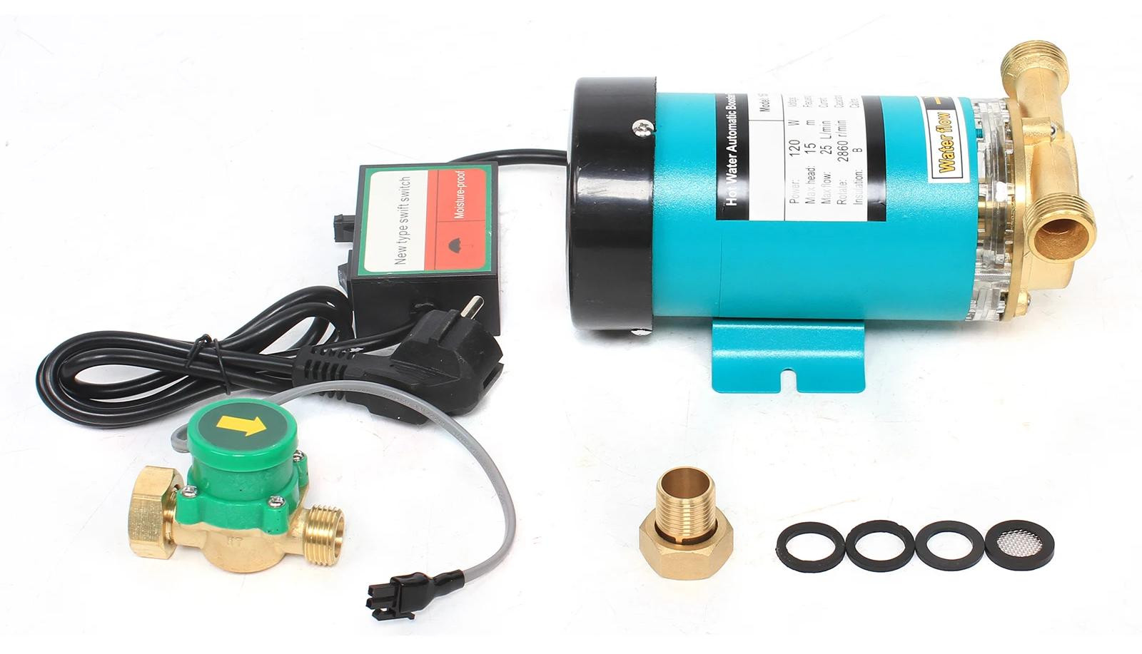 Selius Warmwaterpomp Automatische Boosterpomp - 120 W - 25 L/min - Gietijzer