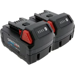 2er-Set PATONA Platinum 18V Akku für Milwaukee M18 mit USB-C PD45W