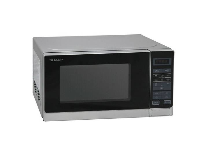 Sharp Mikrowelle, Mikrowellen-/Backofenfunktionen, Touchscreen, Tipptasten, Drucktasten