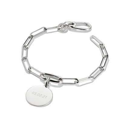 Charm-Armband THOMAS SABO "Charm Armband Silberfarben" Gr. 19, silber (silberfarben), Armbänder, Damen, 19, Metall, Charm-Armband