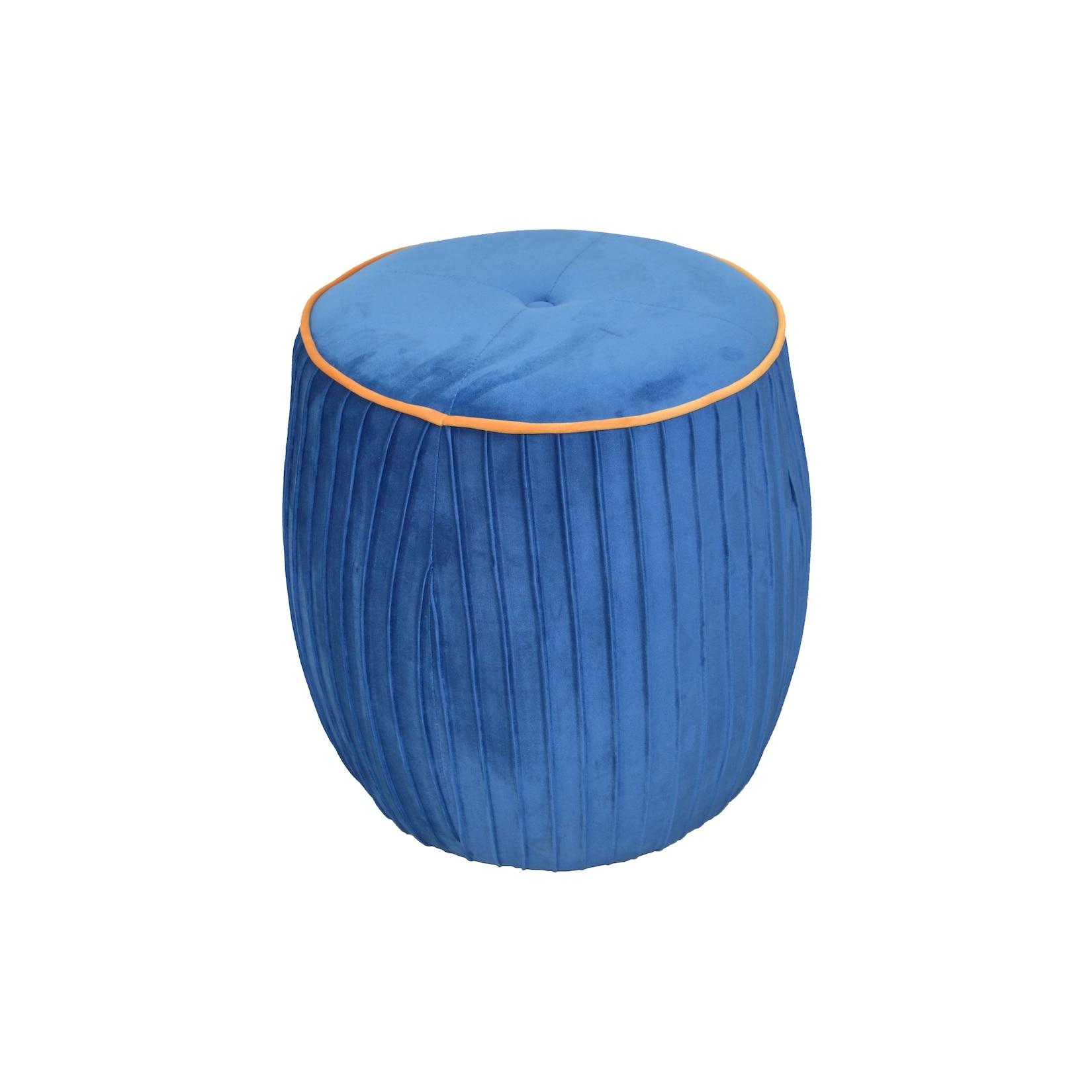 möbel direkt online Sitzpouf Fabienne blau