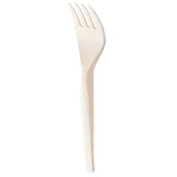 Ekoe Plastic Free Solutions Ekoe Einweg-kompostierbare Gabel in Materbi 100 Stück