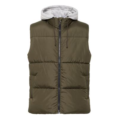 Steppweste BLEND "Steppweste BHElwin", Herren, Gr. M, blau (forest night), Obermaterial: 100% Polyester PES., Westen Steppweste